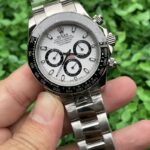 Rolex Daytona Exclusive Replica Watch Silver Strap Blue Dial