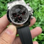 Rolex Daytona Eye Catching Replica Watch Black Strap Black Dial
