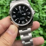 Rolex Explorer Replica Watch Silver Strap