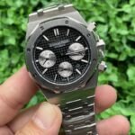 Audemars Piguet Royal Oak Offshore Exclusive Replica Watch Silver Strap Silver Dial