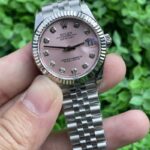 Rolex Datejust Lady Exclusive Replica Watch Silver Strap Red Dial