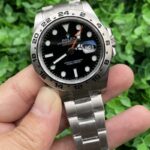 Rolex Explorer Luxurious Replica Watch Silver Strap Silver Dial
