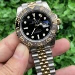 Rolex GMT Master Luxurious Replica Watch Silver And Gold Strap