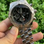 Breitling Superocean Replica Watch Silver Strap Silver Dial