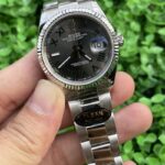 Rolex Datejust Classy Replica Watch Silver Strap