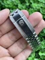 Rolex Datejust Divine Replica Watch Silver Strap Black Dial - immagine 7