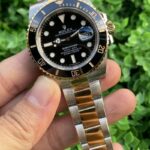 Rolex Submariner Replica Watch Silver Strap Gold Dial