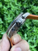 Omega Seamaster 600m Exclusive Replica Watch Orange Strap Silver Dial - immagine 4