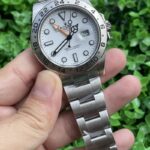 Rolex Explorer Eye Catching Replica Watch Silver Strap Silver Dial