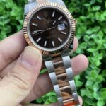 Rolex Datejust Two Tone Replica Watch Silver Strap