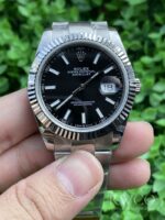 Rolex Datejust Dazzling Replica Watch Silver Strap - Image 3