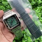 Cartier Santos Replica Watch Silver Strap