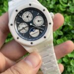 Audemars Piguet Royal Oak Offshore Luxurious Replica Watch White Strap White Dial