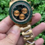 Rolex Daytona Luxurious Replica Watch Gold Strap Gold Dial