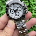 Rolex Daytona Luxurious Replica Watch Silver Strap Silver Dial