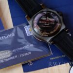 Breitling Superocean Replica Watch Brown Strap Black Dial - Image 5