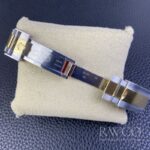 Rolex Submariner Replica Watch Silver And Gold Strap Black Dial - immagine 8