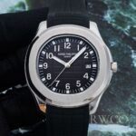 Patek Philippe Aquanaut Luxurious Replica Watch Green Strap Gold Dial