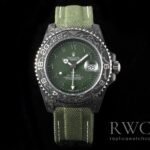 Rolex GMT Master Replica Watch Black Strap Grey Dial