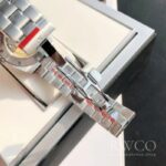 Vacheron Constantin Overseas Replica Watch Silver Strap White Dial – Image 9