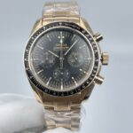 Omega Speedmaster Replica Watch Silver Strap White Dial
