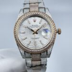 Rolex Datejust Classy Replica Watch Silver Strap Silver Dial