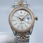 Rolex Datejust Stylish Replica Watch Silver Strap Silver Dial