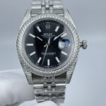 Rolex Datejust Divine Replica Watch Silver Strap Silver Dial