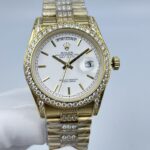 Rolex Day Date Elegant Replica Watch Gold Strap Gold Dial