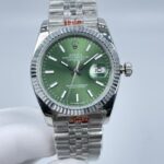 Rolex Datejust Posh Replica Watch Silver Strap Silver Dial