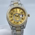 Rolex Sky Dweller Glamorous Replica Watch Silver Strap Silver Dial