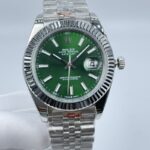 Rolex Datejust Magnificent Replica Watch Silver Strap Silver Dial
