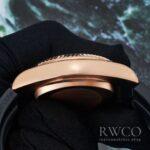 Rolex Sky Dweller Luxurious Replica Watch Black Strap Rose Gold Dial – Image 3