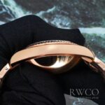 Rolex Sky Dweller Eye Catching Replica Watch Rose Gold Strap Silver Dial - Imagen 4