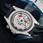 Rolex Daytona Dazzling Replica Watch Black Strap Silver Dial - Image 6