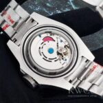 Rolex Submariner Elegant Replica Watch Silver Strap White Dial – Image 6