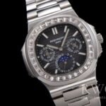 Patek Philippe Nautilus Luxurious Replica Watch Silver Strap Gold And Silver Dial