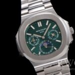 Patek Philippe Nautilus Stunning Replica Watch Silver Strap Gold And Silver Dial