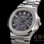Patek Philippe Nautilus Elegant Replica Watch Silver Strap Gold And Silver Dial
