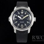 IWC Aquatimer Family Luxurious Replica Watch Black Strap Black Dial