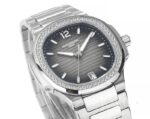 Patek Philippe Nautilus Lady Eye Catching Replica Watch Silver Strap Cream Dial - Image 8